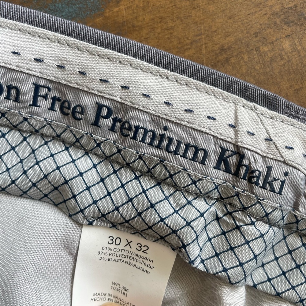 J. M. Haggar Premium Khaki Pants - Gray